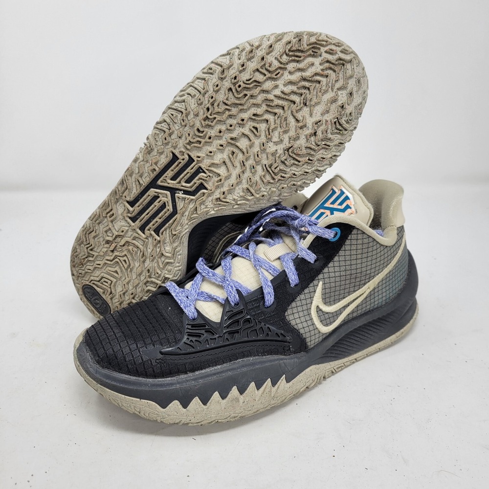 Nike Kyrie Low 4‎ Men 7.5 Black Rattan 2021 Basketball Shoes Sneaker CW3985-003